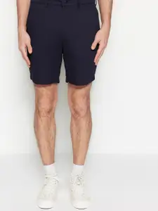 Trendyol Men Mid-Rise Pure Cotton Regular Shorts