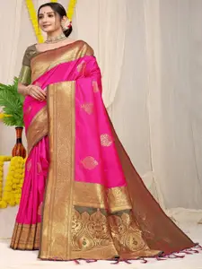 SGF11 Ethnic Motifs Zari Art Silk Kanjeevaram Saree