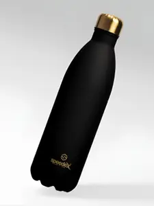 Speedex Black Stainless Steel Solid Double Wall Vacuum Water Bottle 750ml