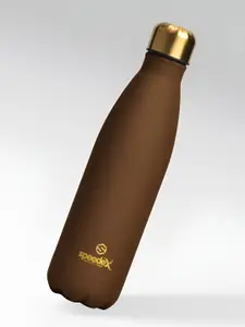 Speedex Brown Stainless Steel Double Wall Vacuum Water Bottle 1 Ltr