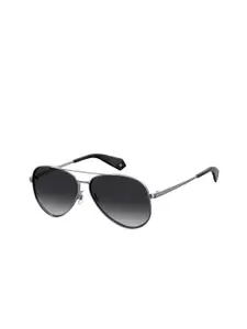 Polaroid Women Aviator Sunglasses with UV Protected Lens
