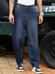 The Roadster Lifestyle Co. Men Blue Relaxed Fit Mid-Rise Light Fade Original Jeans