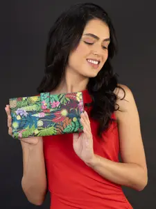 Accessorize Women Floral Printed Two Fold Wallet