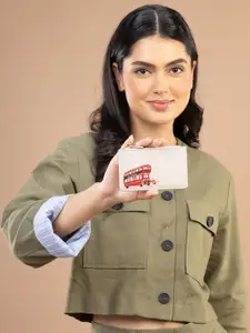 Accessorize Women Graphic Embroidered Card Holder