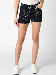 VASTRADO Women Geometric Printed Cotton Shorts
