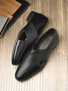 House of Pataudi Men Shoe Style Sandals