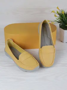 Metro Women Textured Penny Loafers