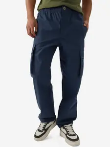 The Souled Store Men Straight-Fit Track Pants