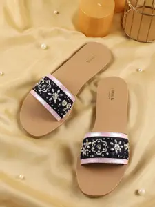 Anouk Women Embellished Open Toe Flats