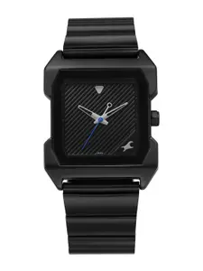 Fastrack Pulse II Men Brass Dial & Stainless Steel Bracelet Straps Analogue Watch 1474NM02