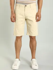 Indian Terrain Men Printed Slim Fit Shorts