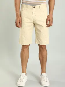 Indian Terrain Men Printed Slim Fit Shorts