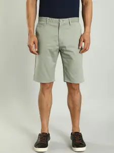 Indian Terrain Men Slim Fit Mid-Rise Pure Cotton Chino Shorts