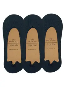 The Tie Hub Men Pack Of 3 Breathable Shoe Liners Socks