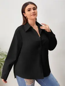 Fab Star Plus Size Classic Pure Cotton Casual Shirt