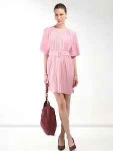 Vero Moda Accordian Pleated A-Line Dress