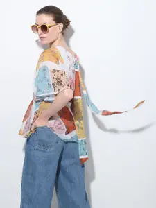 Vero Moda Floral Printed Round Neck Top