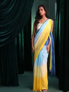 Indethnic Dyed Ombre Holi Saree