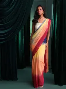 Indethnic Ombre Holi Saree