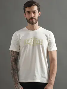 Royal Enfield Men Typography Printed T-shirt
