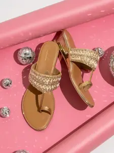 Inc 5 Embellished Open Toe Wedge Heels