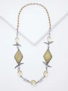 Rhea Rhodium-Plated Necklace