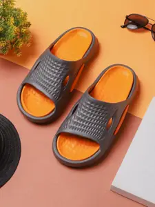 HRX by Hrithik Roshan Men Grey Croslite Sliders