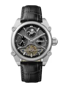 Ingersoll Men Skeleton Dial & Leather Straps Analogue Automatic Watch I15402