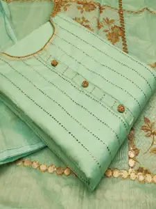 Peachmode Embroidered Unstitched Dress Material