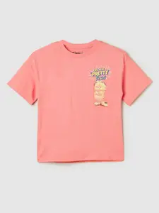 max Boys Garfield Typography Printed Round Neck T-shirt