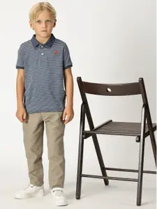 Nautica Boys Classic Slim Fit Cotton Chinos Trousers