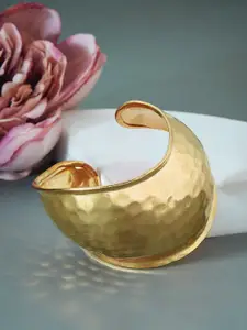 ATIBELLE Gold-Plated Brass Cuff Bracelet
