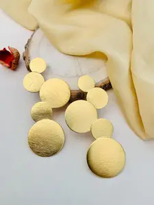 ABDESIGNS Gold-Plated Classic Drop Earrings