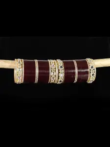 LAVAZZA Set Of 64 Crystal Studded Bangles