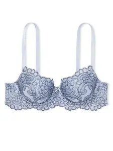 Victoria's Secret Dream Angels Boho Embroidery Lightly Lined Demi Bra With All Day Comfort