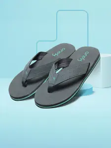 One8 Men's Anti-Skid Rubber Sole Comfort Footbed Water Resistant Light Weight Flip-Flops