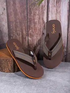 One8 Men's Anti-Skid Rubber Sole Comfort Footbed Water Resistant Light Weight Flip-Flops