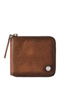 Eske Men Leather RFID Zip Around Wallet