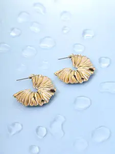 Priyaasi Gold Plated Half Hoop Earrings