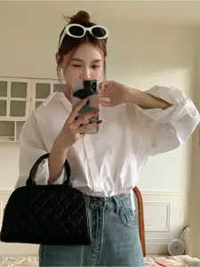 Fab Star Comfort Boxy Spread Collar Cotton Casual Shirt