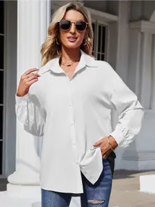 Fab Star Comfort Boxy Spread Collar Cotton Casual Shirt