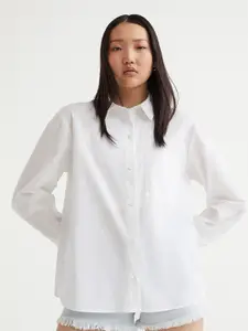 Fab Star Comfort Boxy Spread Collar Cotton Casual Shirt