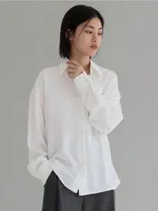 Fab Star Comfort Boxy Cotton Spread Collar Casual Shirt