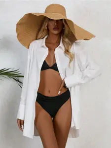 Fab Star Comfort Boxy Spread Collar Cotton Casual Shirt