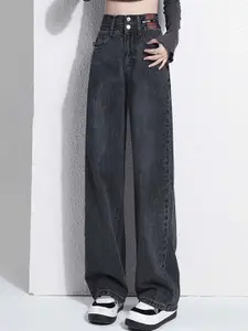 LULU & SKY Women Straight Fit High Rise Clean Look Jeans