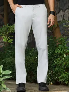 Thomas Scott Men Slim Fit Mid-Rise Chinos Trousers