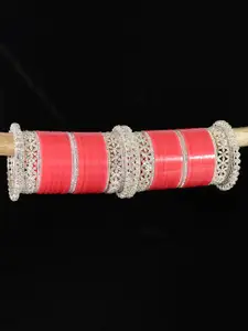 LAVAZZA Set Of 68 Crystals Stone Studded Bangles