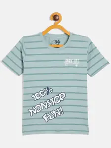 Duke Boys Striped Cotton Slim Fit T-shirt