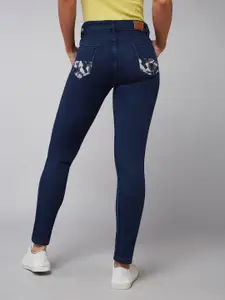 DOLCE CRUDO 
Women Clean Look Mid-Rise Skinny Fit Stretchable Jeans