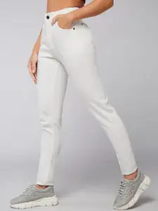 DOLCE CRUDO 
Women Skinny Fit Mid-Rise Clean Look Stretchable Jeans